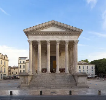 Maison Carrée, north elevation